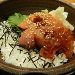 日本橋亭 - 胡麻たれ　湧別サーモン海鮮丼