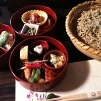 ヒカリヤ ヒガシ - 丸箱膳蕎麦付き①