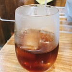 串焼き 巴 - 自家製コーヒー焼酎  ロック    480円
