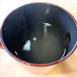 生そば 新清 - そば湯