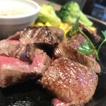 銀珈琲店 - こぶ黒　ランプステーキ