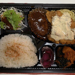 稲穂屋 - 料理写真:ハンバーグ&チキン南蛮