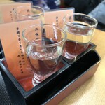 Kaisenya Hakodate - 道産酒利き酒セット 950yen