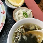 中華料理 喜楽 - 脇役たち。