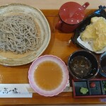 日本そば 蕎乃道 - 天ざるランチ