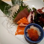 魚民 - 刺身定食ランチ 500円税込