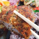 ワインカフェ イル ソフリット - 豚肩ロース。厚みあるけど、柔らかくて甘い！