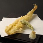 Conger eel single tempura