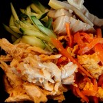 栄夏 - 棒々鶏、メンマ、にんじんしりしり