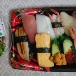 小僧寿し - 料理写真:ざるそば+上にぎり12貫