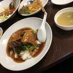 中華樓 - 豚肉の角煮丼 1300円