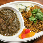 スプーンソング - ボクは「タミル・チェッティナード・ビリヤニ＆カレー」をメインにいただきました。