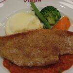 ブラッスリー・ヴィロン - やきゆき豚もも肉のパン粉焼き トマトソース