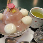 甘味処 彦いち - さくらあんみつ