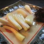 神港 - 「エシャロット」（￥300）：塩かどを押さえ、コク豊かな自家製味噌と共に。