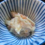 神港 - 【サービス】「鮭の酒粕煮」：女将の十八番！。香しい酒粕でサッと煮た鮭