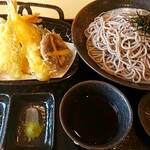 蕎麦 天ぷら 結庵 - 天ざる