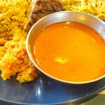 ロイヤルグリーン レストランアンドバー - スペシャルプレート(エビカレー、ココナッツサンボル)