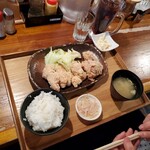 上田からあげセンター - 奥様の唐揚げ定食780円