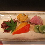 季節料理 よし野 - 前菜５種
