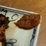 Ganso Yakitori Kushi Hacchin - 秘伝味噌。