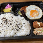 根本商店 - BIGハンバーグ弁当　多分大盛り