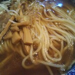 中華そば 薫風 - 麺のアップ(2020年5月6日撮影)