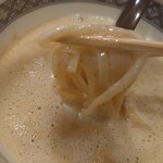 つけ麺 いちびり - 麺とつけ汁の絡み具合