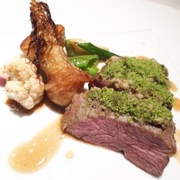 レストラン ラリューム - ⚫ニュージーランド産仔羊肩ロースロースト  旬の野菜を添えて