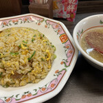 餃子の王将 - 炒飯と玉子スープ