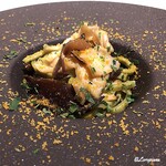 カーサ・デル・チーボ - 鮑と螺貝と生ｷｸﾗｹﾞのｱｵｻﾉﾘを練り込んだﾊﾞﾍﾞｯﾃ