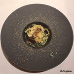 カーサ・デル・チーボ - 鮑と螺貝と生ｷｸﾗｹﾞのｱｵｻﾉﾘを練り込んだﾊﾞﾍﾞｯﾃ