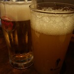 ひとし - トロピカルビール　450円＆オリオン生ビール　450円