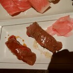 ひとし - 石垣牛寿司　2貫　280円／貫