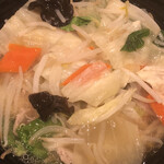 中国ラーメン揚州商人 - 野菜ラーメン（刀切麺）通常870円⇒690円