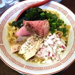 金町製麺 - 汁なし濃厚煮干しそば