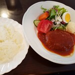 cafe de leger - トマトソースハンバーグ　1000円