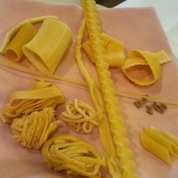 Ristorante IL FIGO INGORDO - これを見せてくれてパスタの説明。