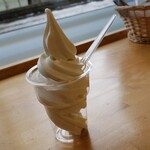 さっぽろ時計台 北のブランドショップ - 山中牧場牛乳ソフトカップ入り(380円)です。