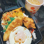 ほっかほっか亭 - のり弁大盛り　味噌汁