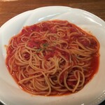 和伊彩亭 ラ・ローザ - アラビアータスパゲティ。辛さはいくらでも変更出来ます。