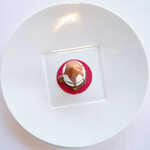 アジュール フォーティーファイブ - ランチコース 8200円 のドモリショコラ ソフトメレンゲ カルダモン