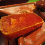 くろぎ - 棒寿し  飯蛸旨煮  ばち子と唐墨3