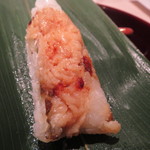 くろぎ - 棒寿し  飯蛸旨煮  ばち子と唐墨4