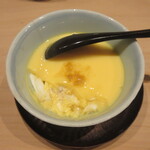 寿司つばさ - 渡り蟹と海鼠腸の茶碗蒸し