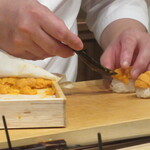 寿司つばさ - 海胆(北海道)