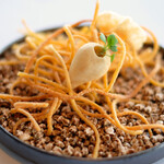 アジュール フォーティーファイブ - ランチコース 8200円 のカナッペ2種盛り