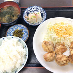 ともえ食堂 - からあげ定食780円