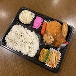 とりやき家 鶏庵 - ミックスフライ弁当