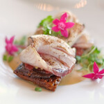 アジュール フォーティーファイブ - ランチコース 8200円 の鰤のタルト仕立て